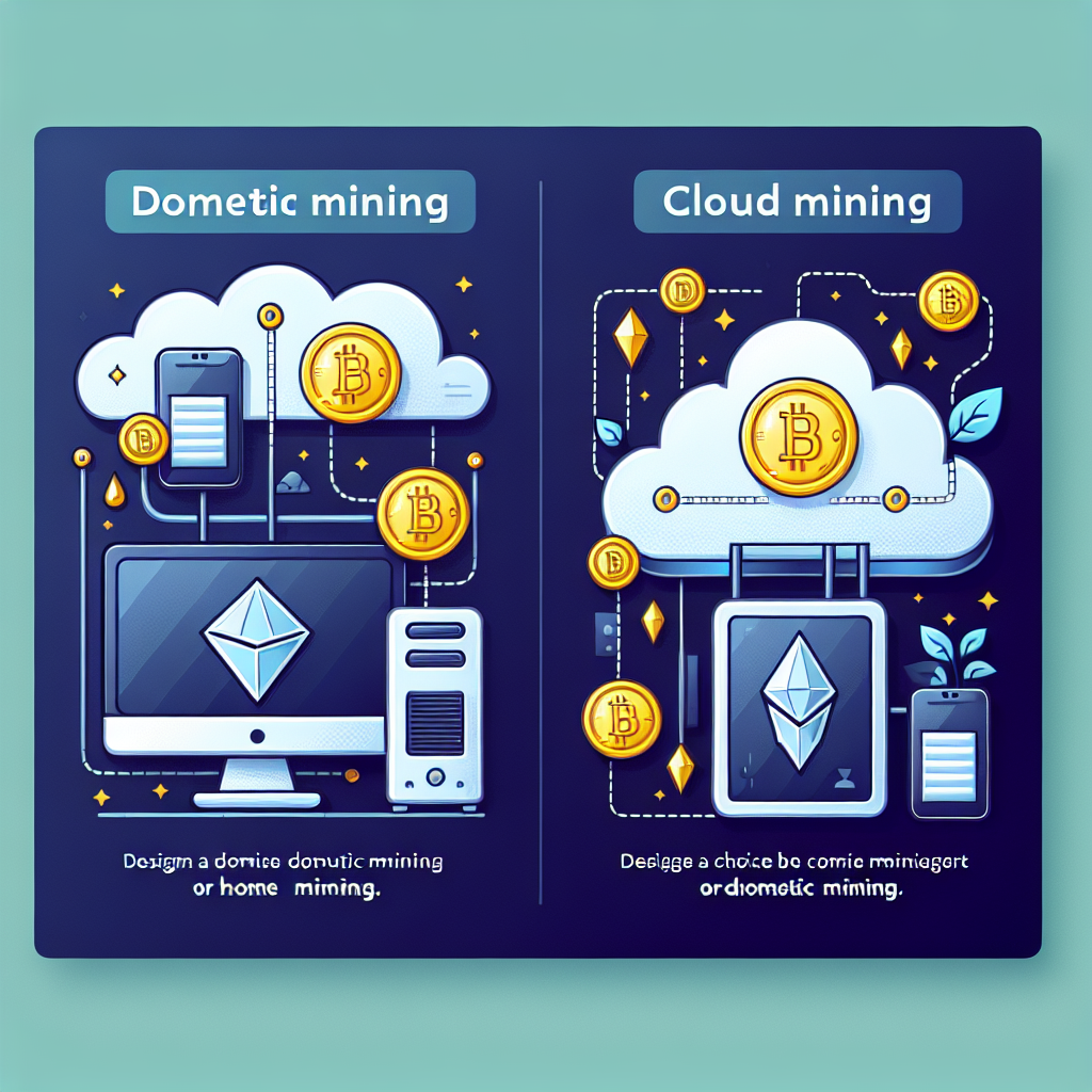 Minage à domicile ou cloud mining : faire le bon choix